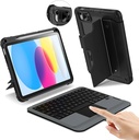 Bluetooth Keyboard Case with Trackpad for iPad A16